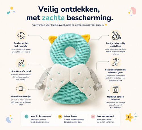 Baby Backpack™ - Hoofdbeschermer